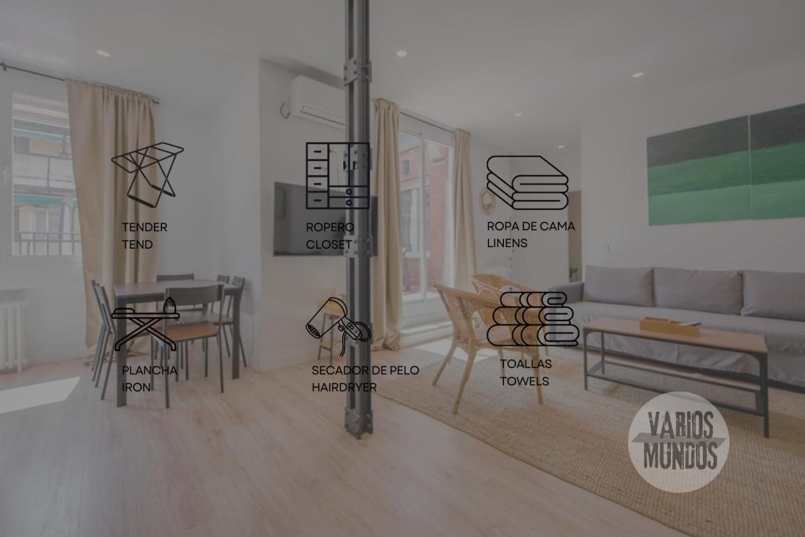 Atico X9 Pax Con Gran Terraza En El La Latina Apartment Madrid Exterior photo